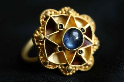 Enigmatic sapphire ring found by a metal detectorist in York