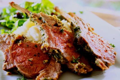 Northern Living - Brazilian Herb, caper and Olive crusted Lamb