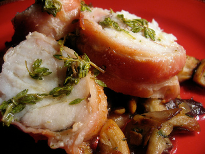 Bacon Wrapped Monkfish