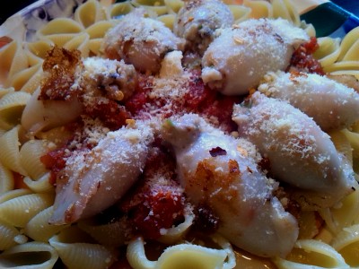 Italian Style Stuffed Squid