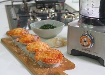 Northern Living - Scallops with Pancetta and Julienne Leeks with Puff Pastry Crowns